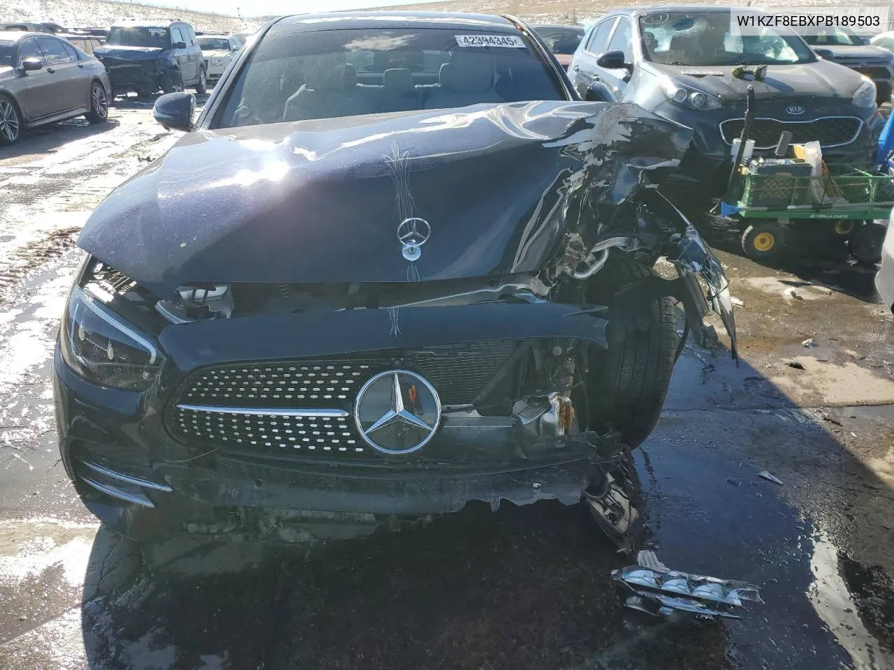 Auction sale of the 2023 Mercedes Benz E klasse , vin: W1KZF8EBXPB189503, lot number: 42394345