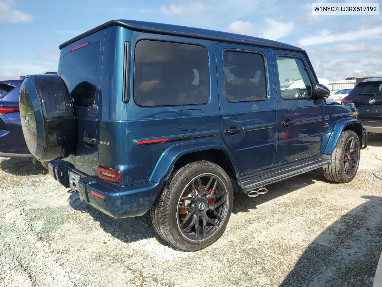 Auction sale of the 2024 Mercedes Benz G klasse , vin: W1NYC7HJ3RX517192, lot number: 73797964