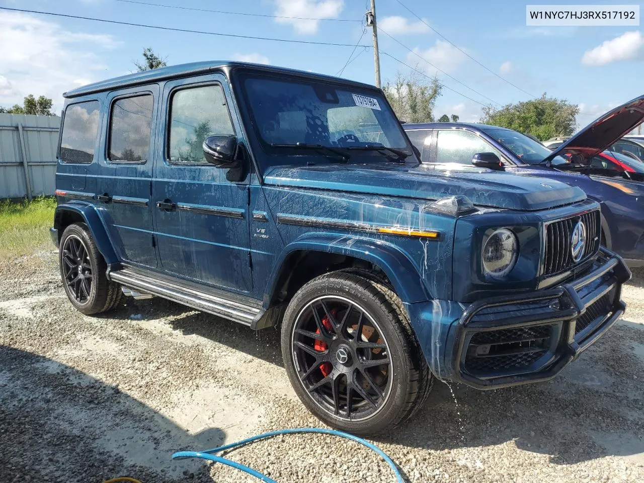 Auction sale of the 2024 Mercedes Benz G klasse , vin: W1NYC7HJ3RX517192, lot number: 73797964