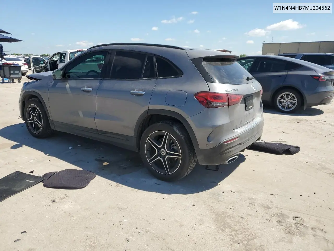 Auction sale of the 2021 Mercedes Benz GLA klasse , vin: W1N4N4HB7MJ204562, lot number: 56486515
