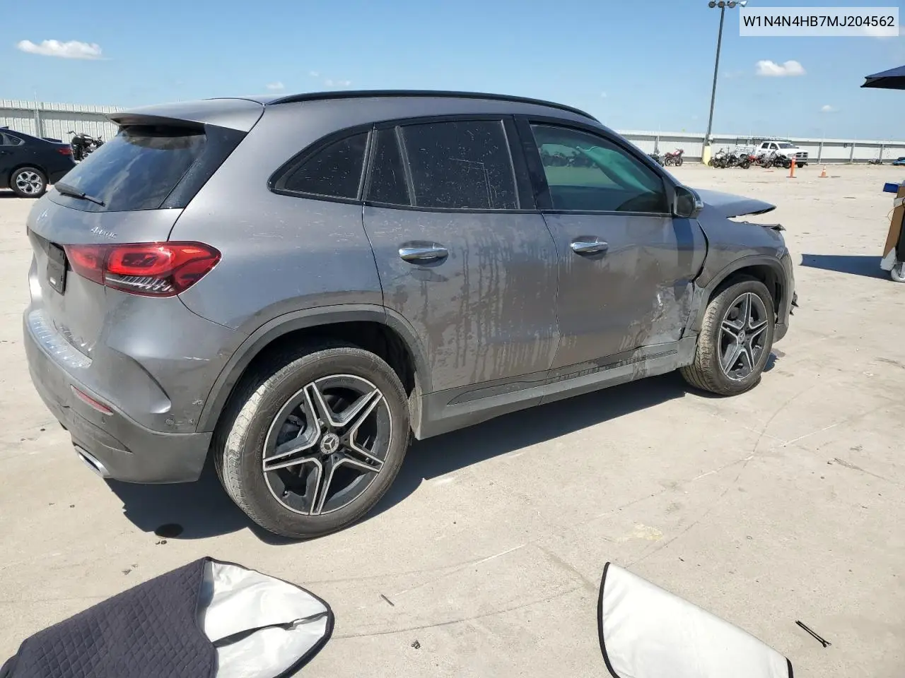 Auction sale of the 2021 Mercedes Benz GLA klasse , vin: W1N4N4HB7MJ204562, lot number: 56486515
