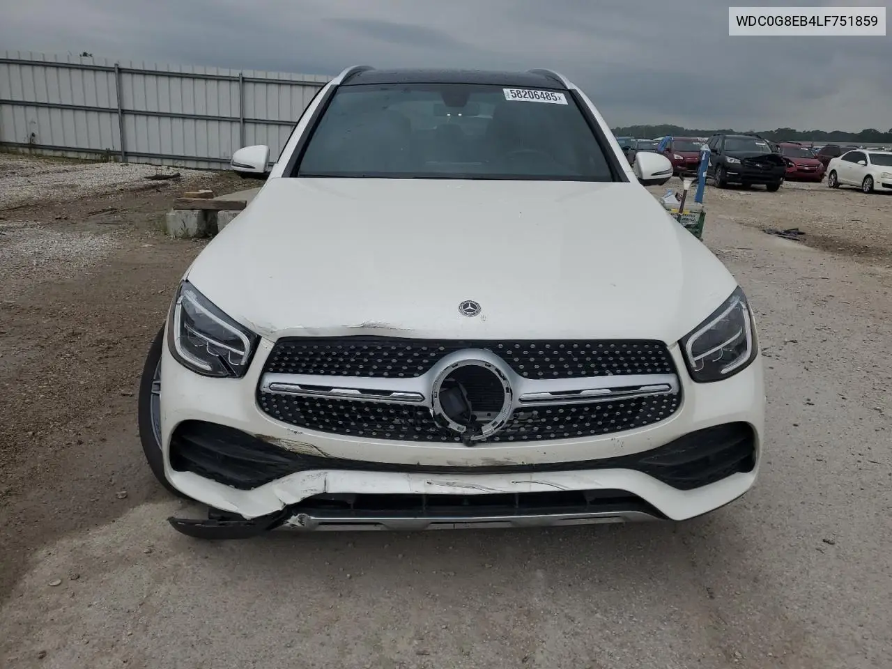 Auction sale of the 2020 Mercedes Benz GLC , vin: WDC0G8EB4LF751859, lot number: 58206485