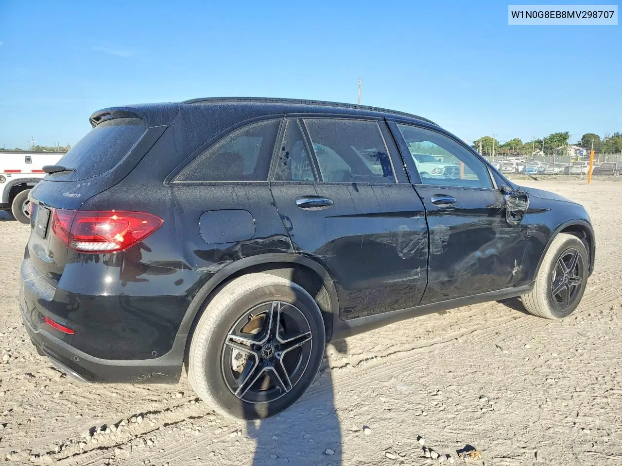 Auction sale of the 2021 Mercedes Benz GLC , vin: W1N0G8EB8MV298707, lot number: 99210585