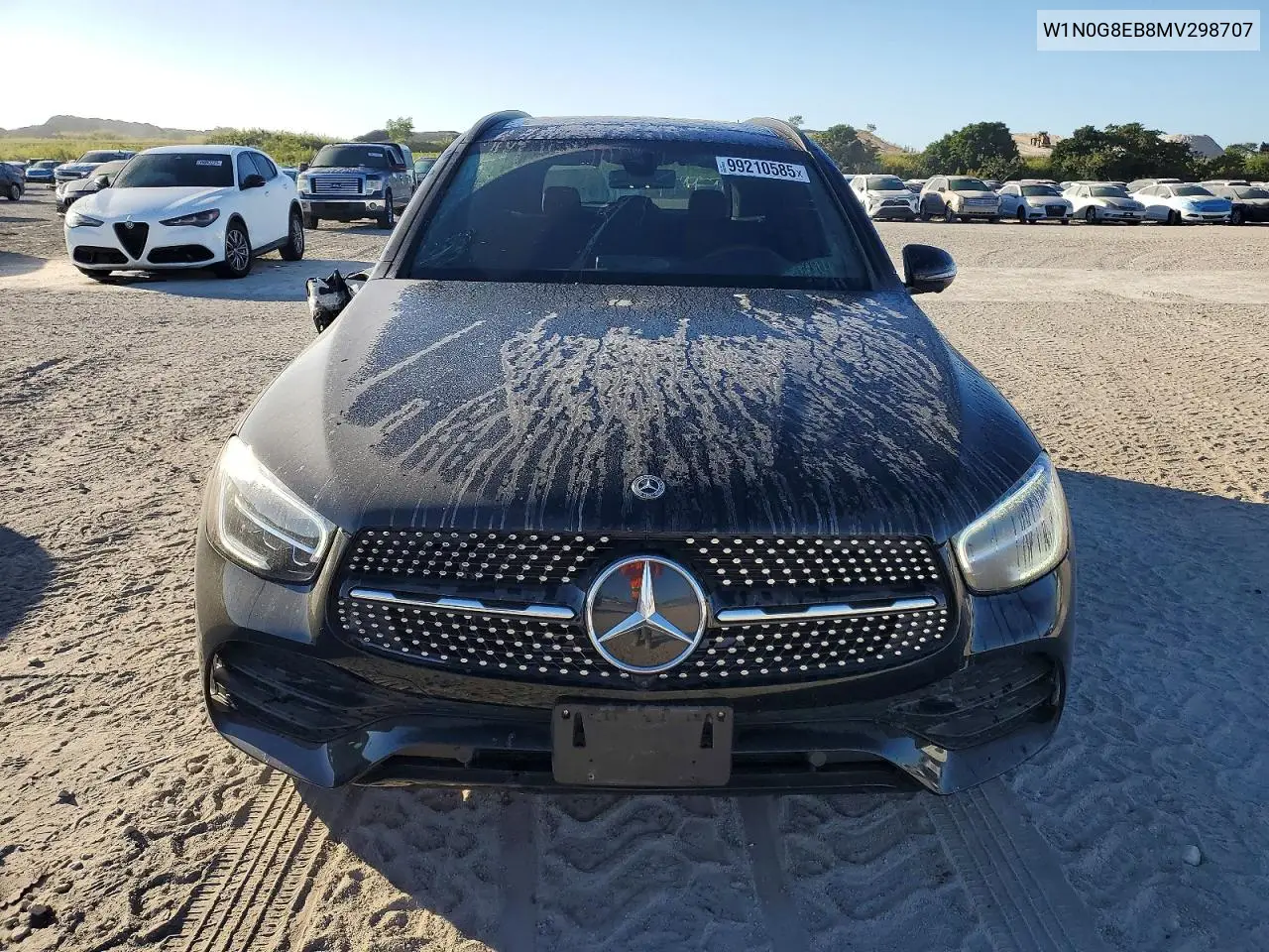 Auction sale of the 2021 Mercedes Benz GLC , vin: W1N0G8EB8MV298707, lot number: 99210585