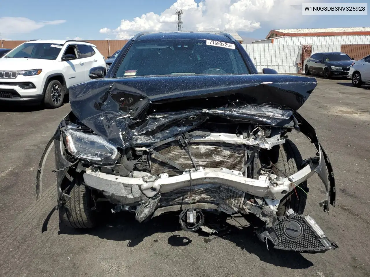 Auction sale of the 2022 Mercedes Benz GLC , vin: W1N0G8DB3NV325928, lot number: 71693225