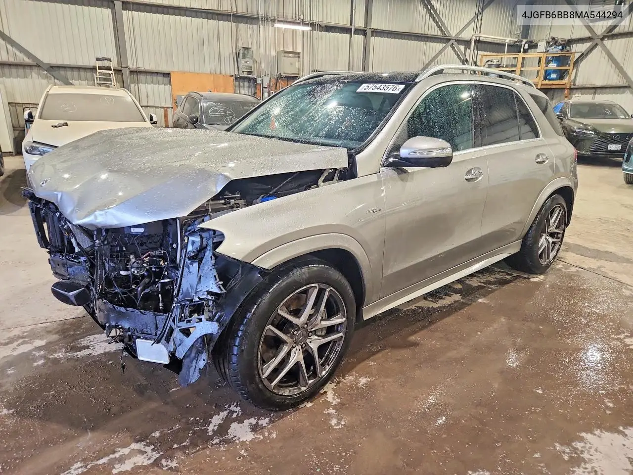 Auction sale of the 2021 Mercedes Benz GLE , vin: 4JGFB6BB8MA544294, lot number: 57543576