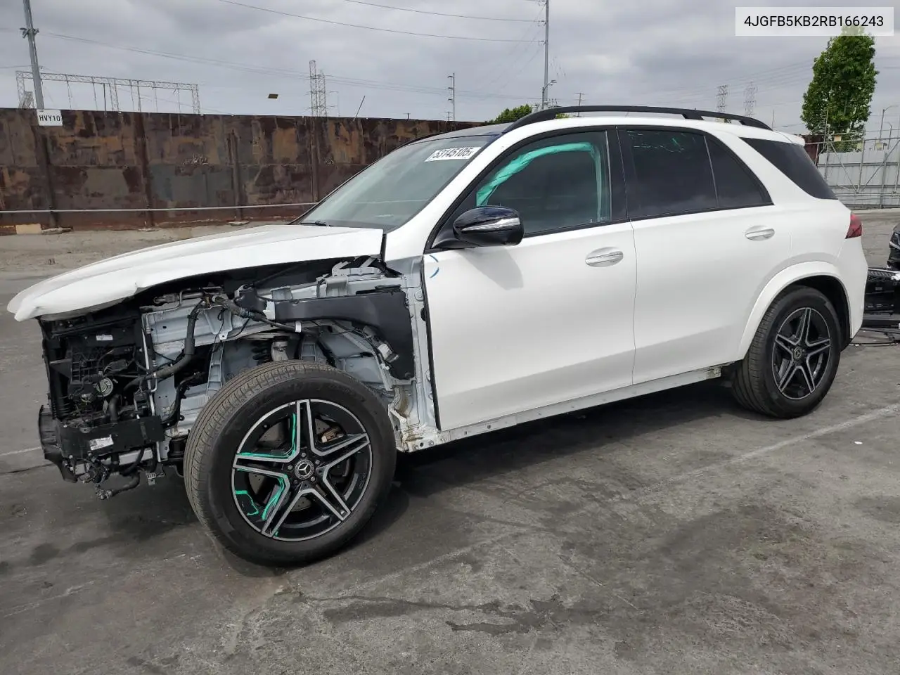Auction sale of the 2024 Mercedes Benz GLE , vin: 4JGFB5KB2RB166243, lot number: 53145105