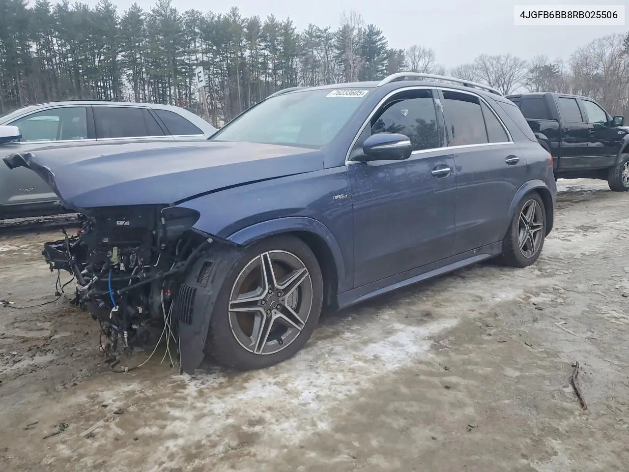 Auction sale of the 2024 Mercedes Benz GLE , vin: 4JGFB6BB8RB025506, lot number: 76233605