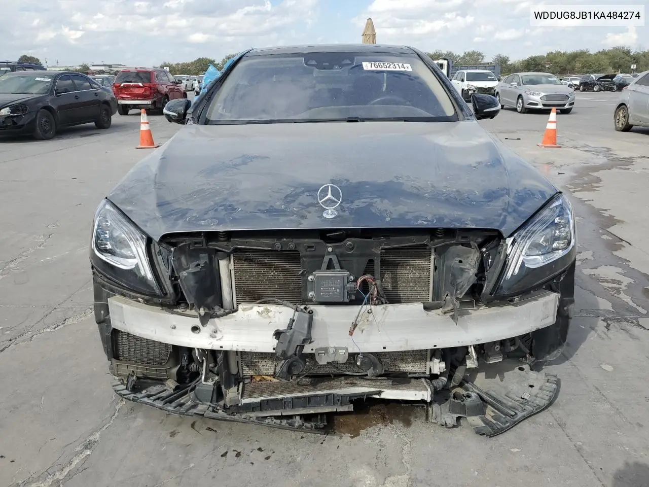Auction sale of the 2019 Mercedes Benz S klasse , vin: WDDUG8JB1KA484274, lot number: 76652314