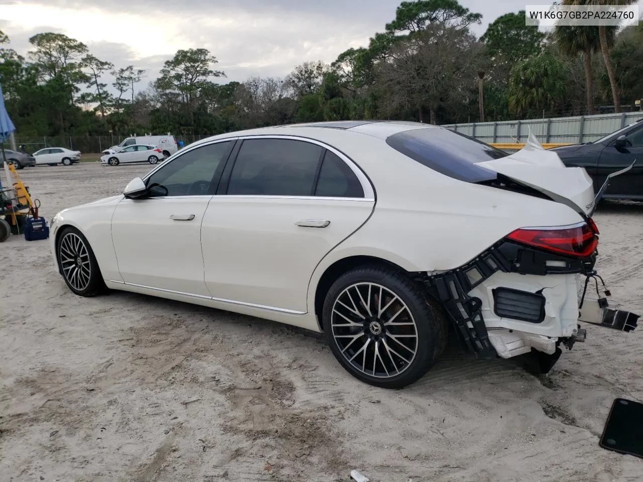 Auction sale of the 2023 Mercedes Benz S klasse , vin: W1K6G7GB2PA224760, lot number: 37286854