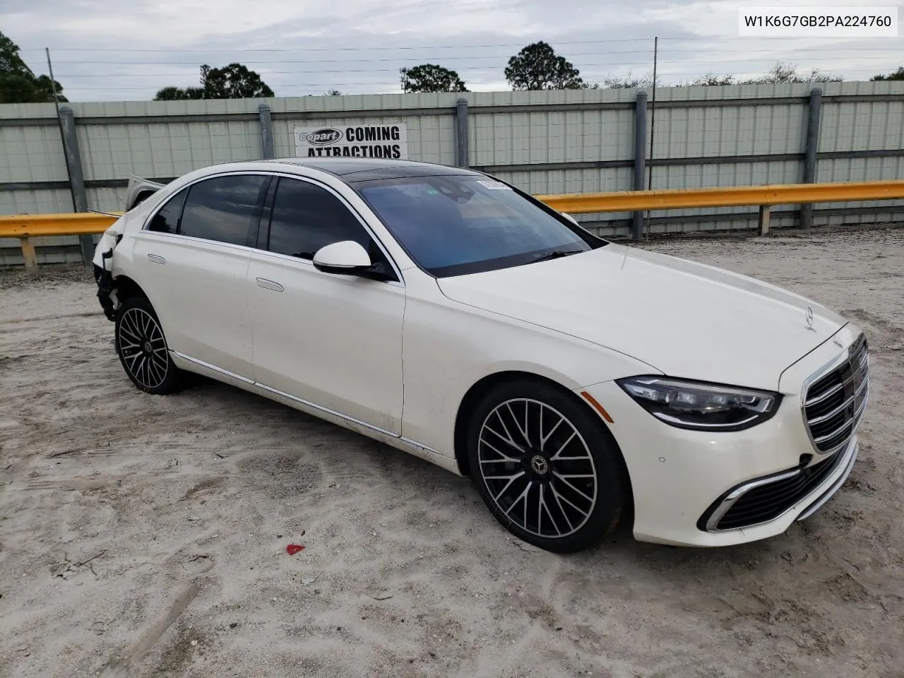 Auction sale of the 2023 Mercedes Benz S klasse , vin: W1K6G7GB2PA224760, lot number: 37286854