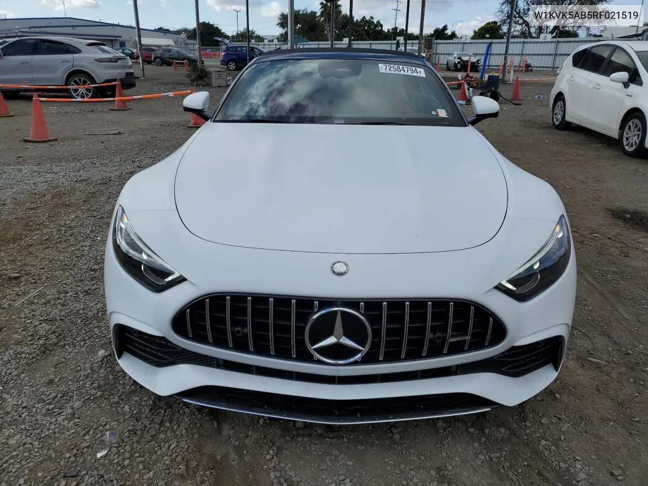 Auction sale of the 2024 Mercedes Benz SL klasse , vin: W1KVK5AB5RF021519, lot number: 72584794