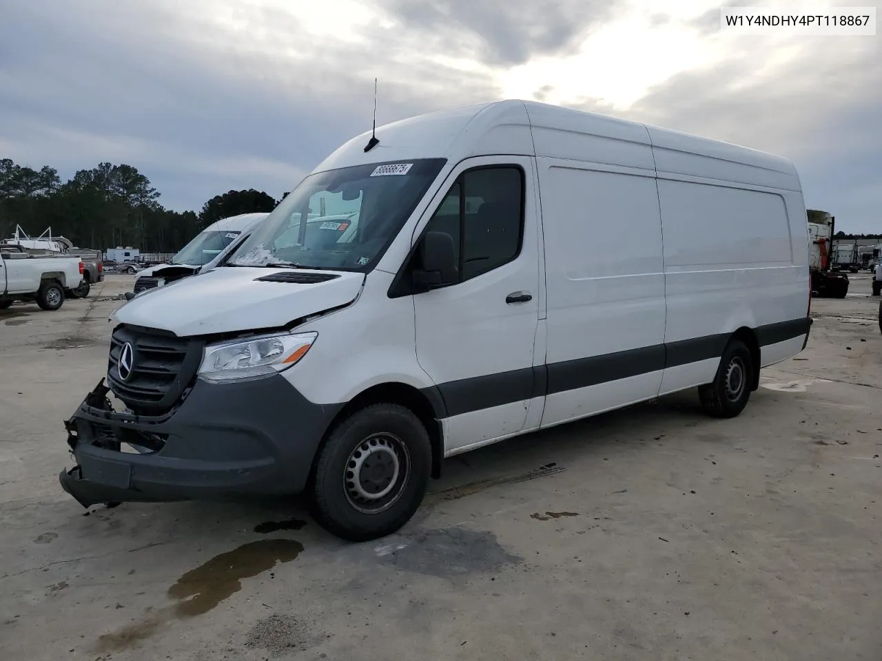 Auction sale of the 2023 Mercedes Benz Sprinter , vin: W1Y4NDHY4PT118867, lot number: 88688675