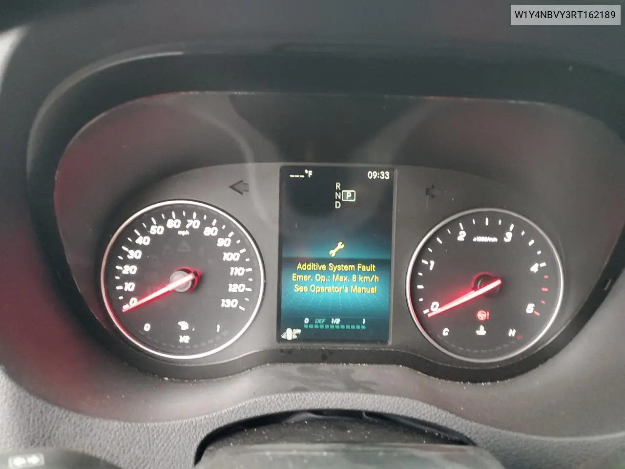 Auction sale of the 2024 Mercedes Benz Sprinter , vin: W1Y4NBVY3RT162189, lot number: 92235485