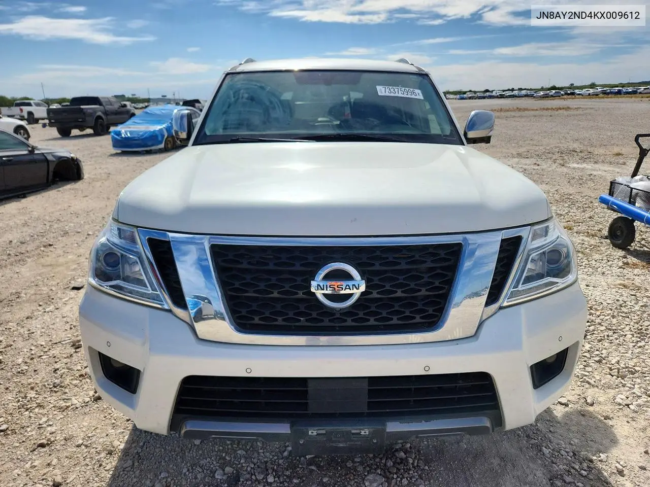 Auction sale of the 2019 Nissan Armada , vin: JN8AY2ND4KX009612, lot number: 73375996