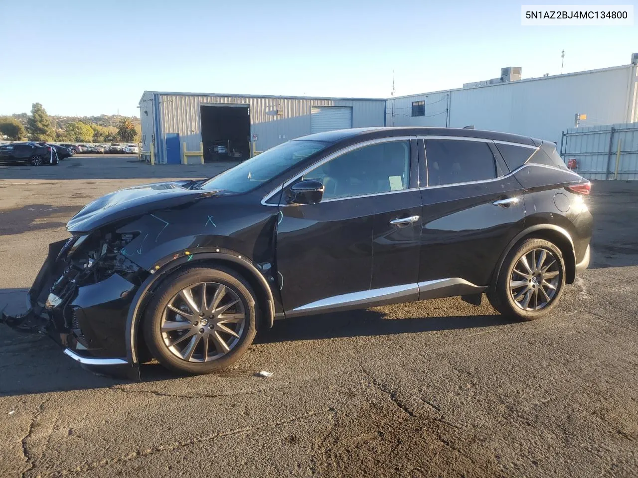 Auction sale of the 2021 Nissan Murano , vin: 5N1AZ2BJ4MC134800, lot number: 79474324