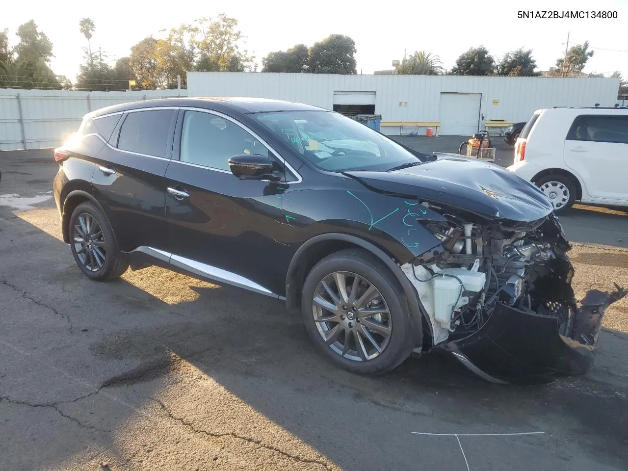 Auction sale of the 2021 Nissan Murano , vin: 5N1AZ2BJ4MC134800, lot number: 79474324