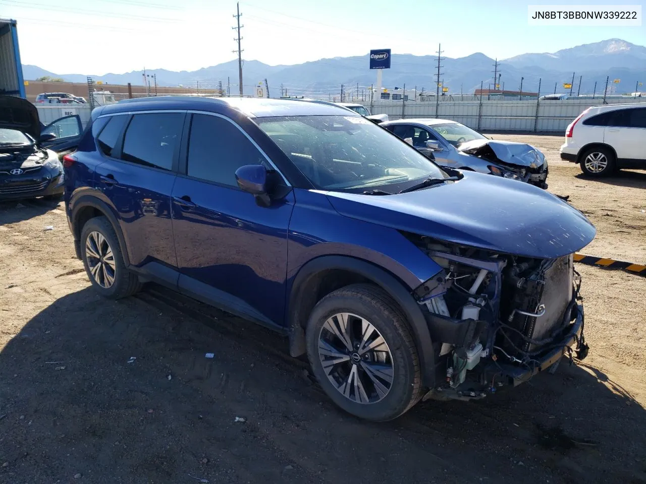 Auction sale of the 2022 Nissan Rogue , vin: JN8BT3BB0NW339222, lot number: 77154164