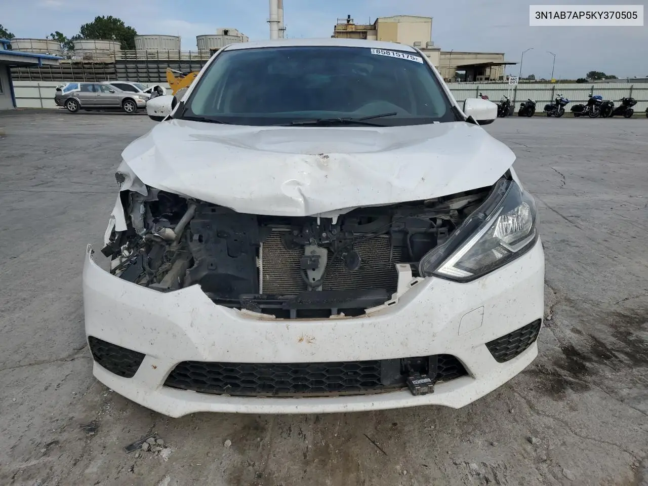 Auction sale of the 2019 Nissan Sentra , vin: 3N1AB7AP5KY370505, lot number: 85815175