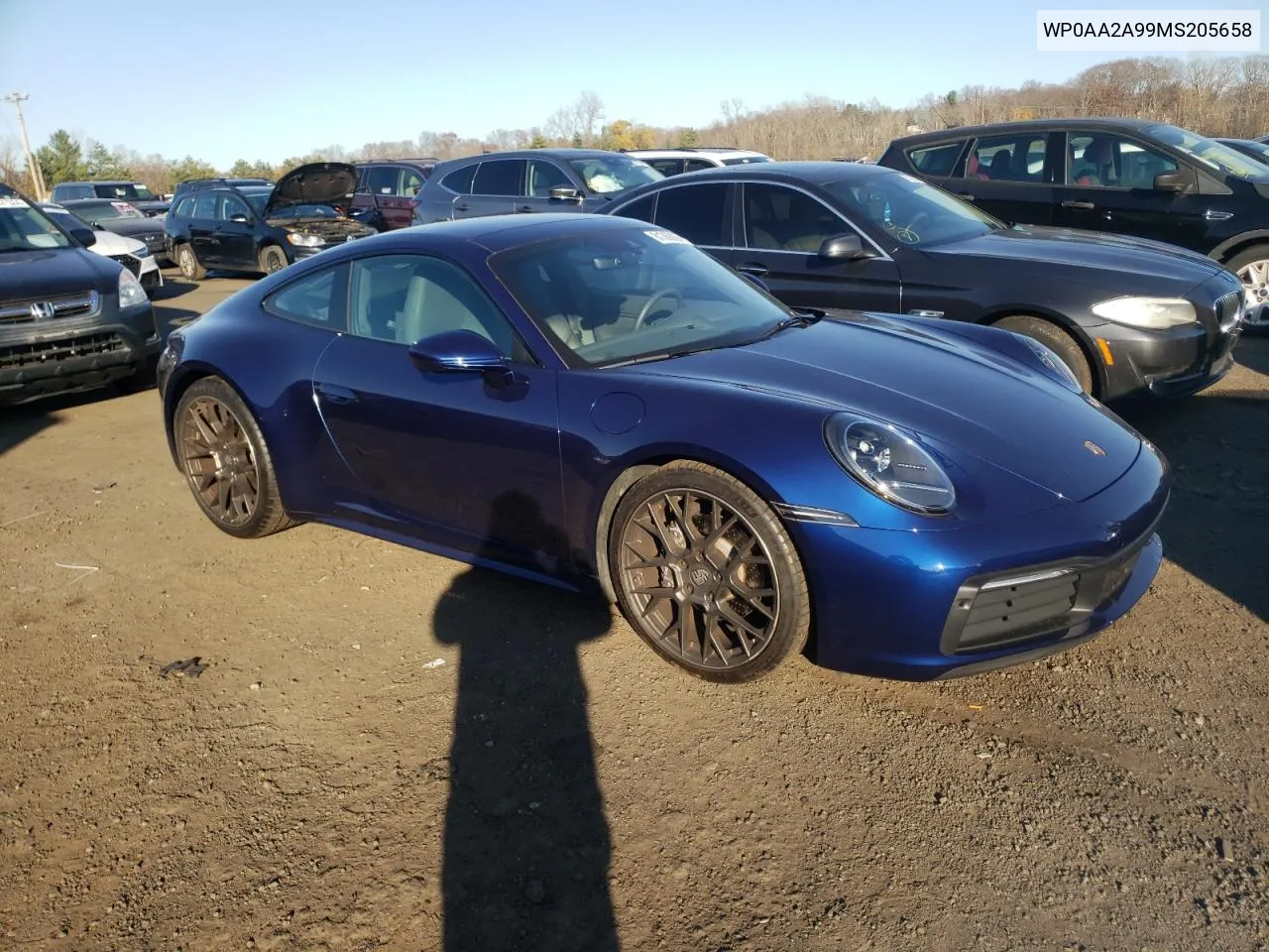 Auction sale of the 2021 Porsche 911 , vin: WP0AA2A99MS205658, lot number: 81368694