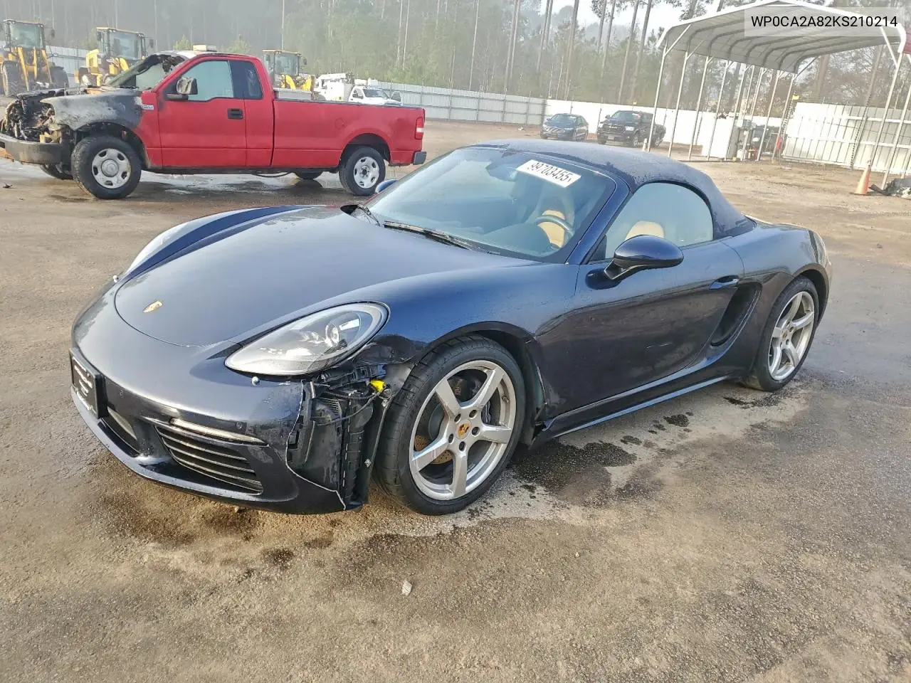 Auction sale of the 2019 Porsche Boxster , vin: WP0CA2A82KS210214, lot number: 99703455