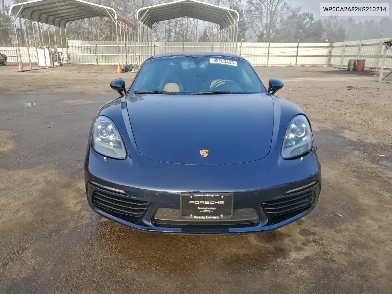 Auction sale of the 2019 Porsche Boxster , vin: WP0CA2A82KS210214, lot number: 99703455