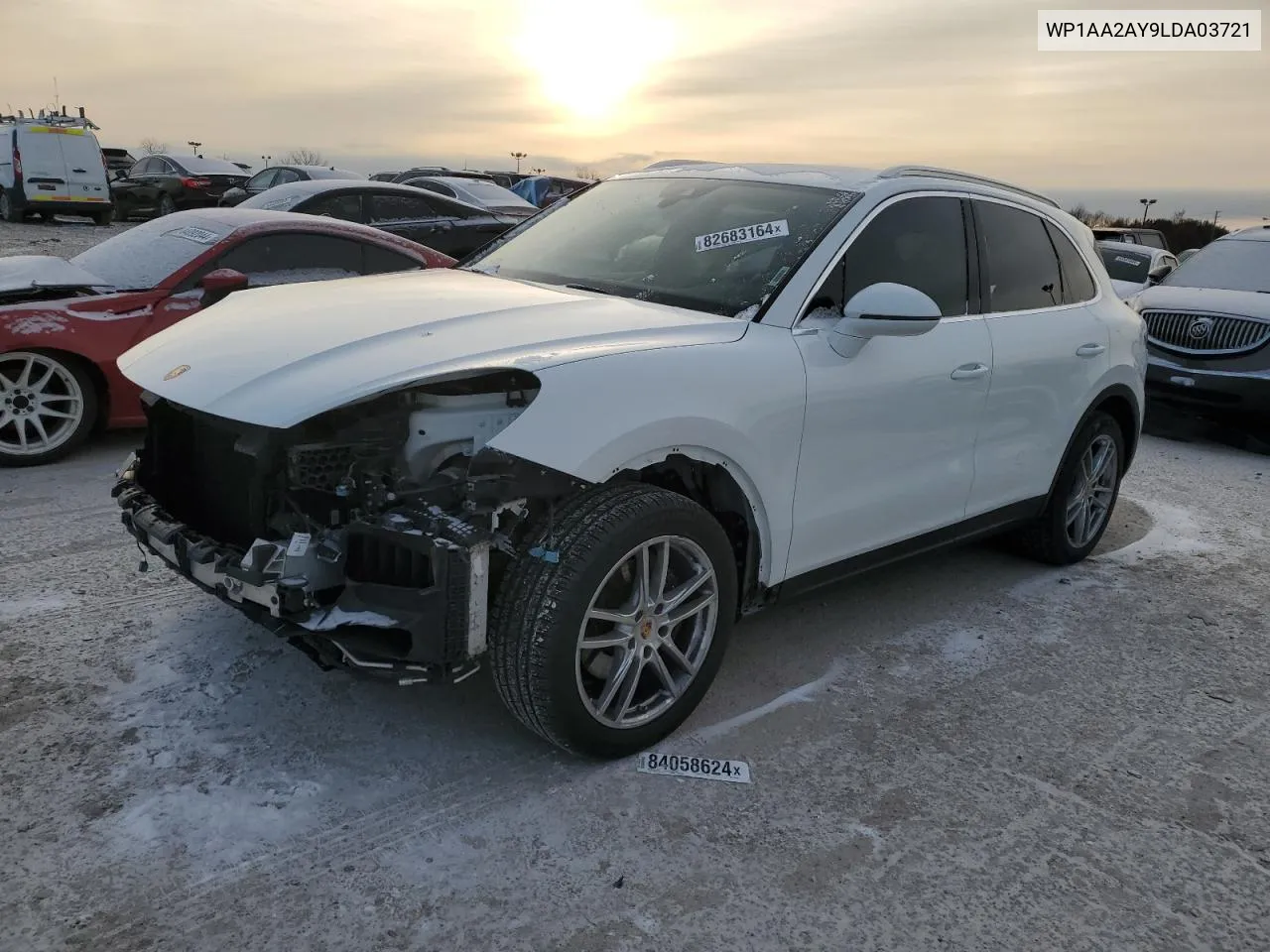 Auction sale of the 2020 Porsche Cayenne , vin: WP1AA2AY9LDA03721, lot number: 82683164