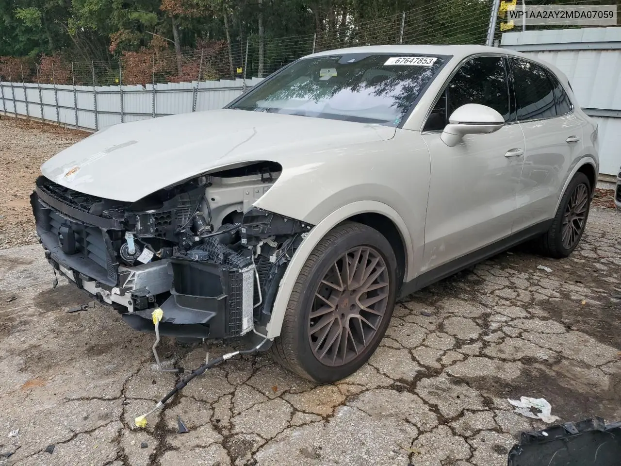 Auction sale of the 2021 Porsche Cayenne , vin: WP1AA2AY2MDA07059, lot number: 67647853