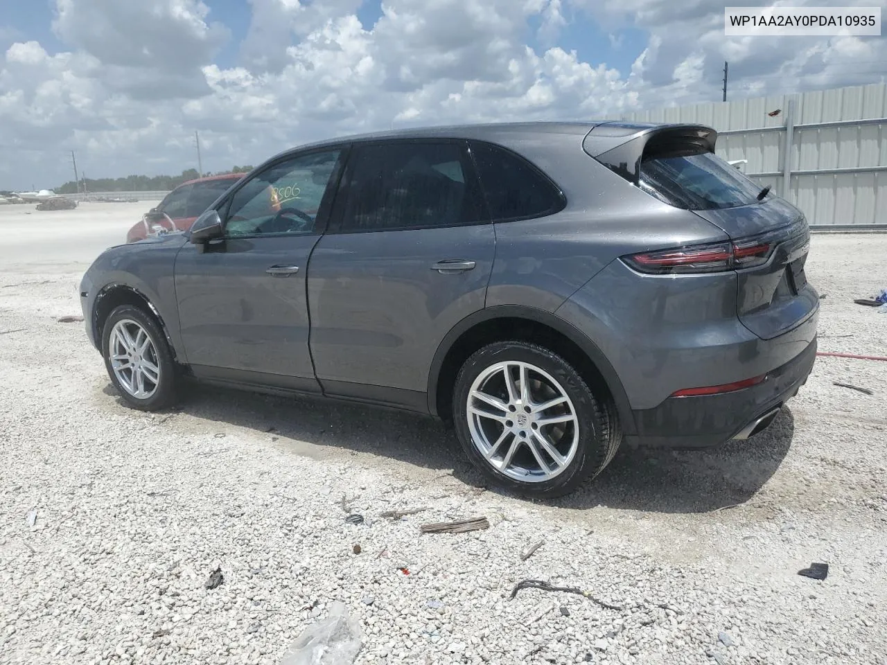 Auction sale of the 2023 Porsche Cayenne , vin: WP1AA2AY0PDA10935, lot number: 52909614