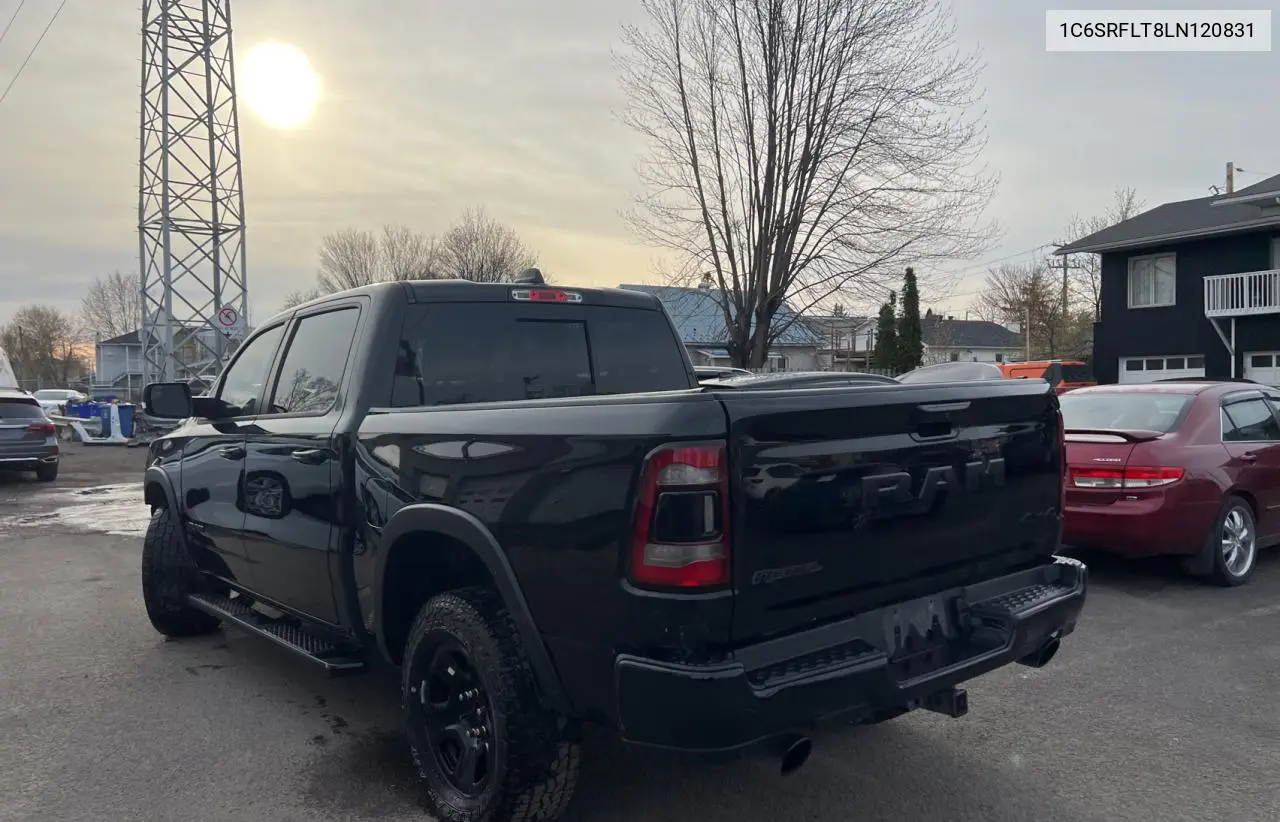 Auction sale of the 2020 RAM 1500 , vin: 1C6SRFLT8LN120831, lot number: 55529085