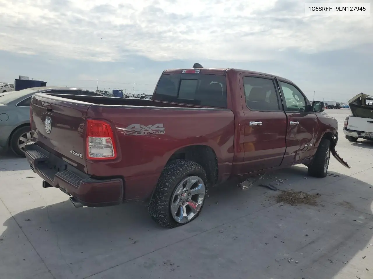 Auction sale of the 2020 RAM 1500 , vin: 1C6SRFFT9LN127945, lot number: 86886655