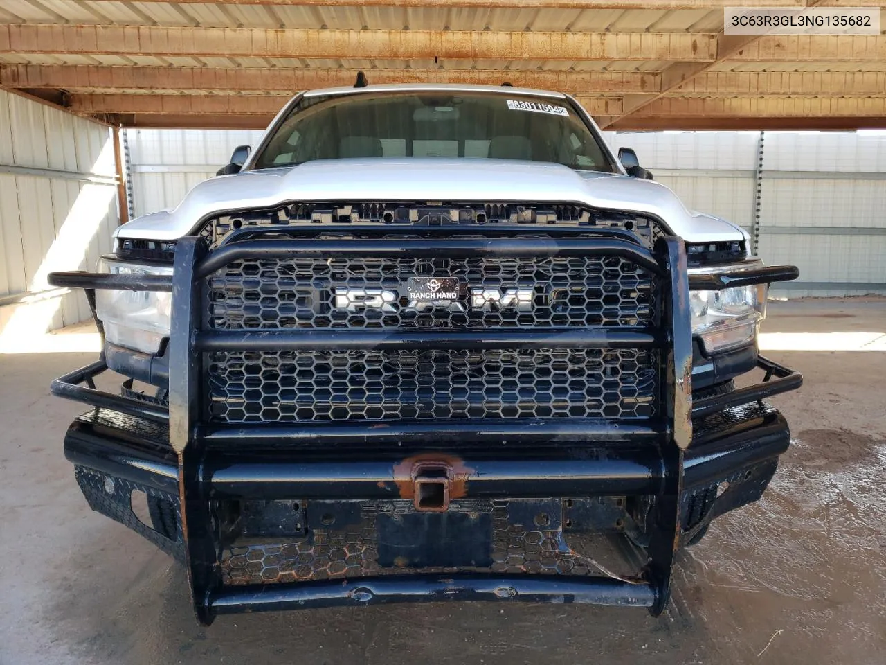 Auction sale of the 2022 RAM 3500 , vin: 3C63R3GL3NG135682, lot number: 83011594