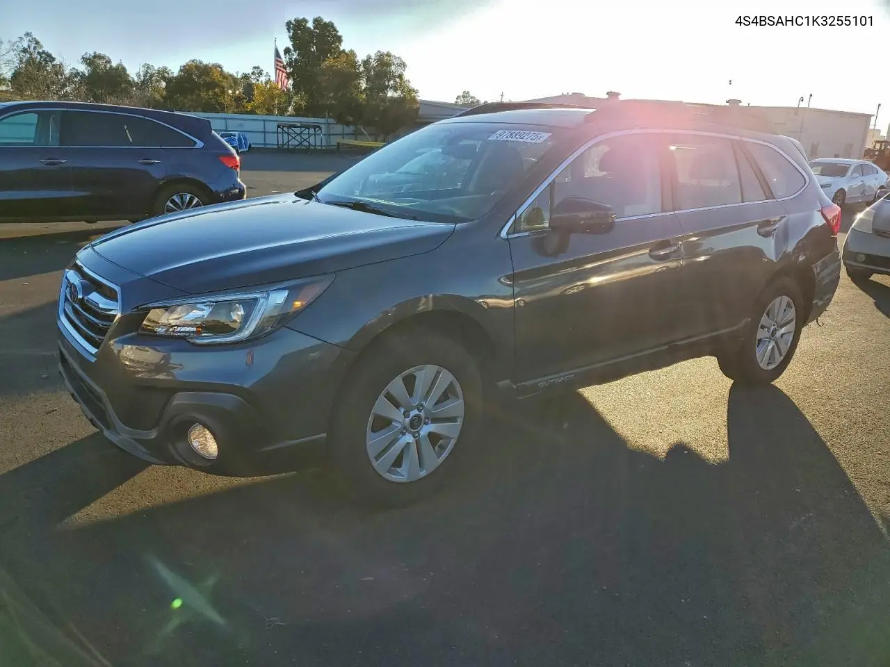 Auction sale of the 2019 Subaru Outback , vin: 4S4BSAHC1K3255101, lot number: 97889275