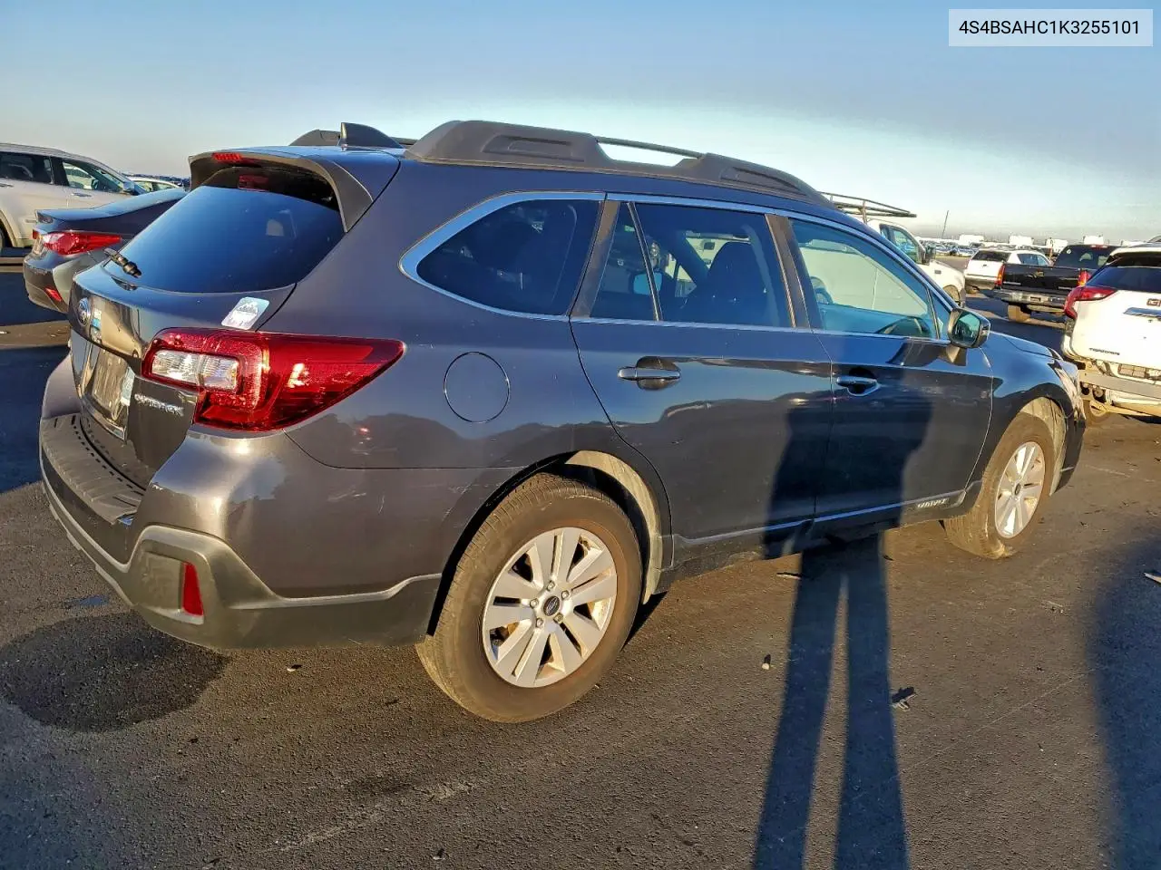 Auction sale of the 2019 Subaru Outback , vin: 4S4BSAHC1K3255101, lot number: 97889275