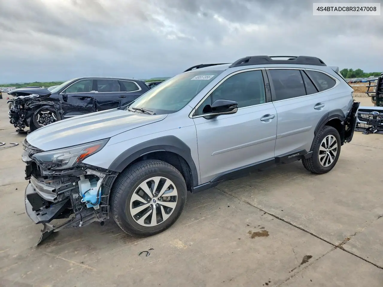 Auction sale of the 2024 Subaru Outback , vin: 4S4BTADC8R3247008, lot number: 49557356