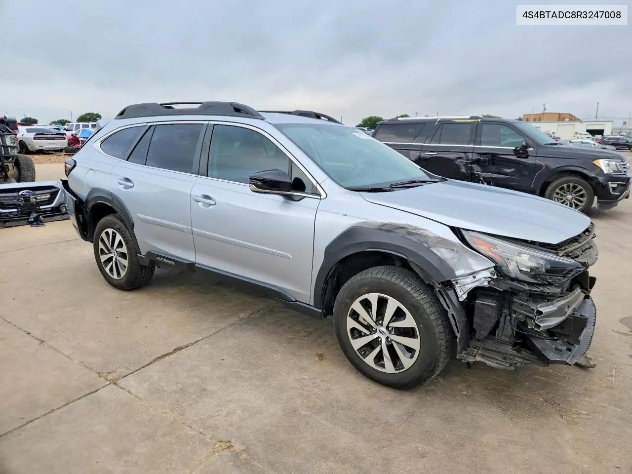 Auction sale of the 2024 Subaru Outback , vin: 4S4BTADC8R3247008, lot number: 49557356