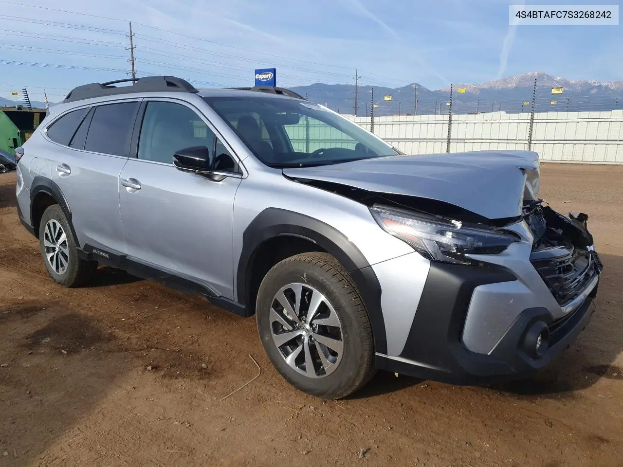 Auction sale of the 2025 Subaru Outback , vin: 4S4BTAFC7S3268242, lot number: 49012846