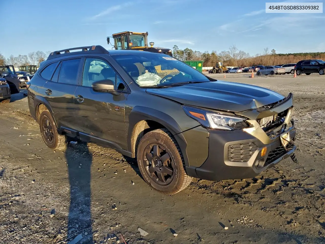 Auction sale of the 2025 Subaru Outback , vin: 4S4BTGSD8S3309382, lot number: 95175815