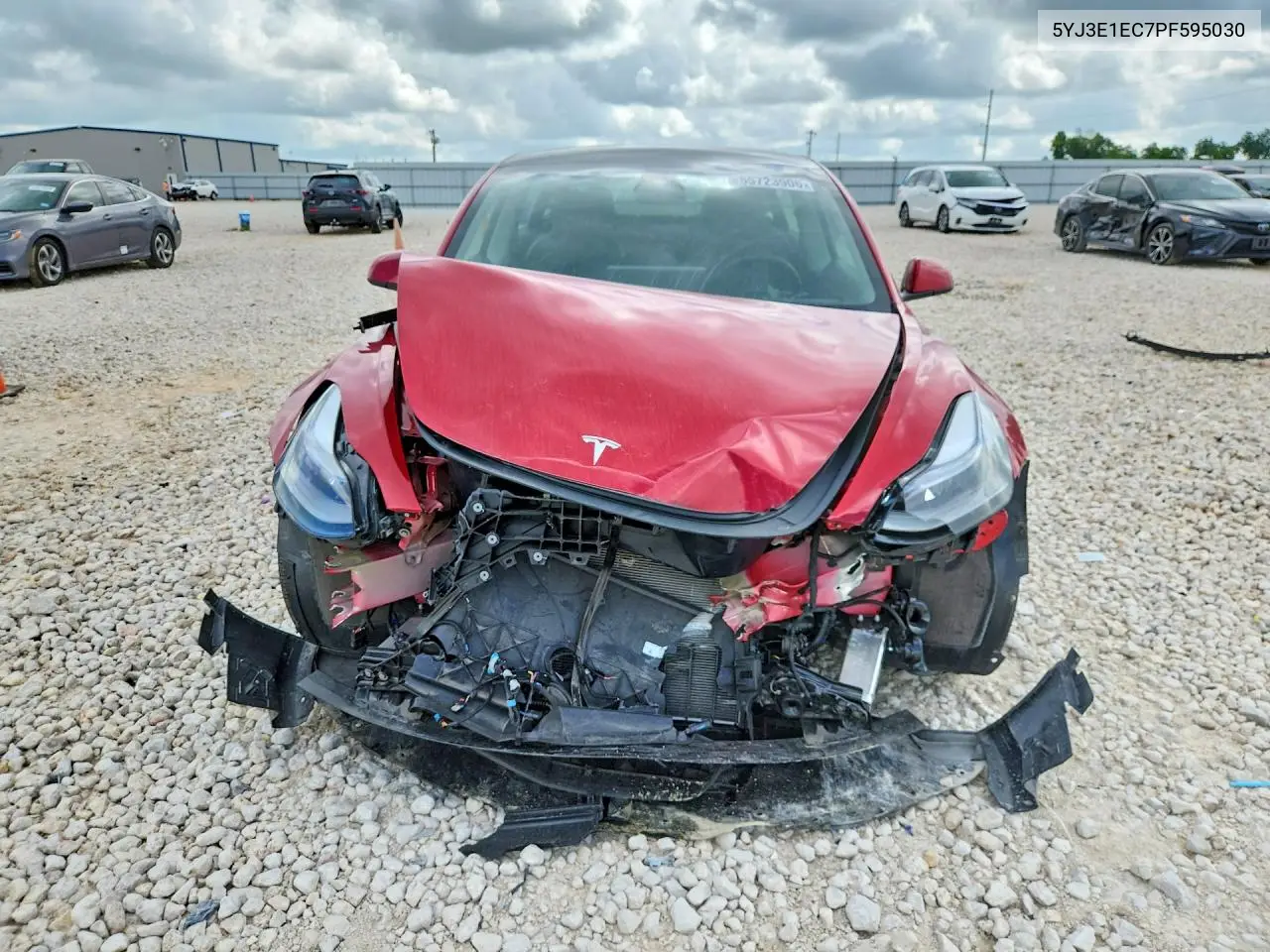 Auction sale of the 2023 Tesla Model 3 , vin: 5YJ3E1EC7PF595030, lot number: 55723906