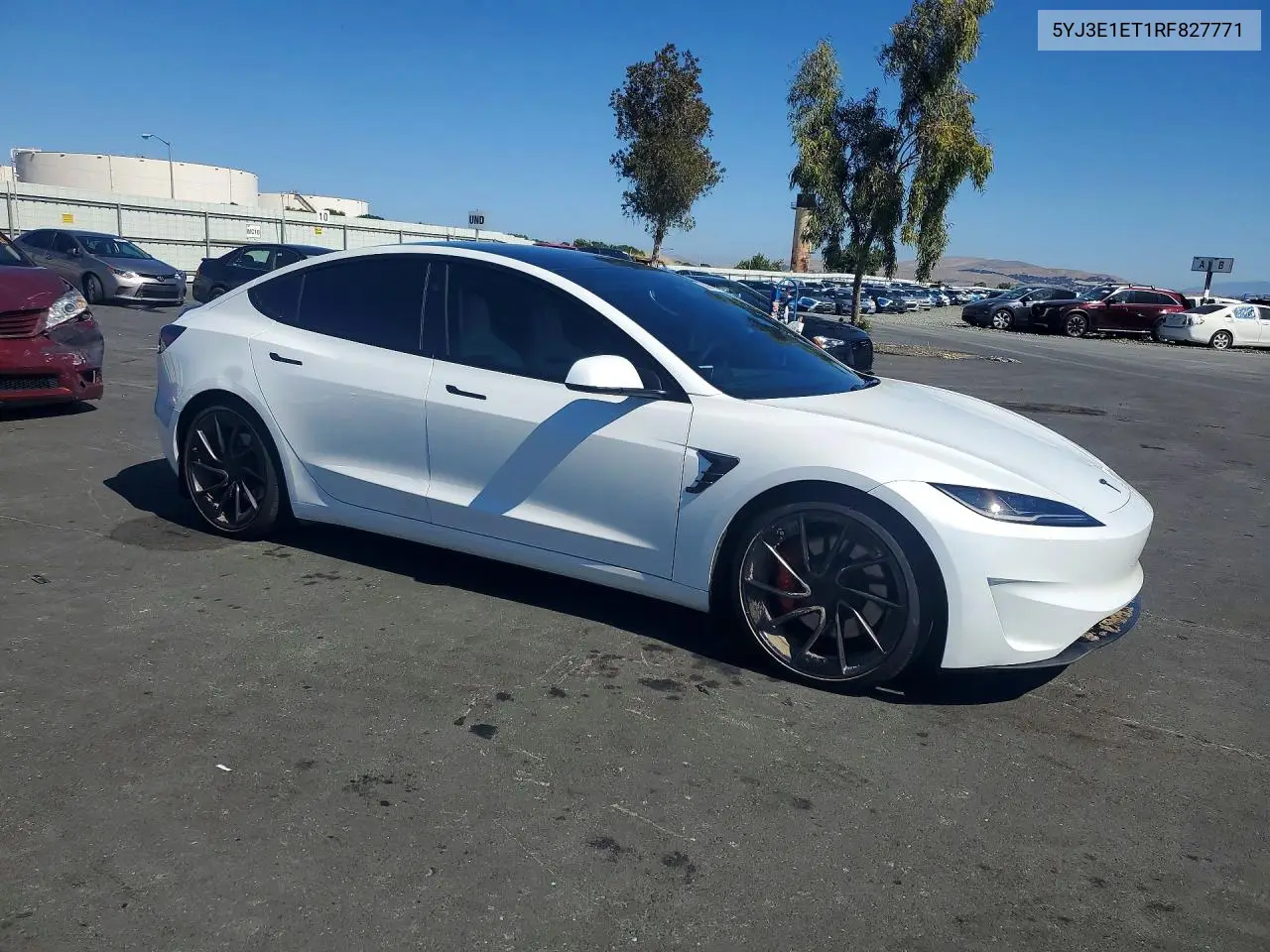 Auction sale of the 2024 Tesla Model 3 , vin: 5YJ3E1ET1RF827771, lot number: 56098966