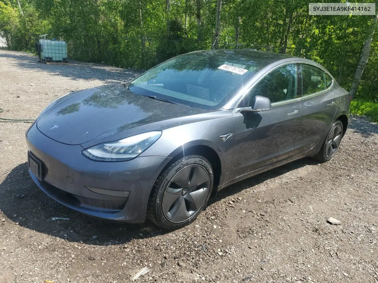 Auction sale of the 2019 Tesla Model 3 , vin: 5YJ3E1EA9KF414162, lot number: 60275715