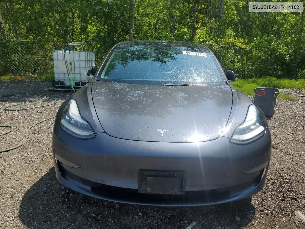 Auction sale of the 2019 Tesla Model 3 , vin: 5YJ3E1EA9KF414162, lot number: 60275715