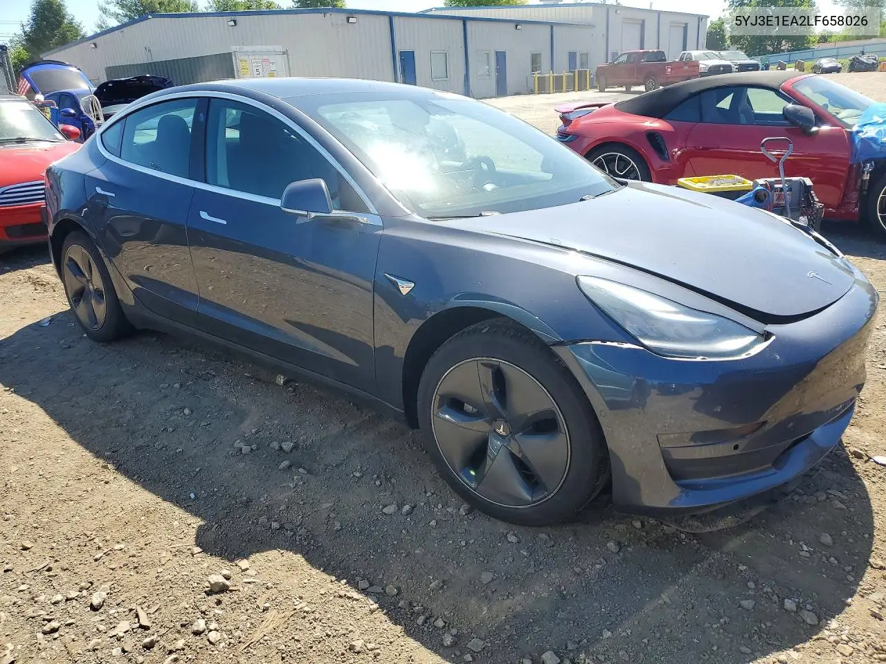 Auction sale of the 2020 Tesla Model 3 , vin: 5YJ3E1EA2LF658026, lot number: 55226196
