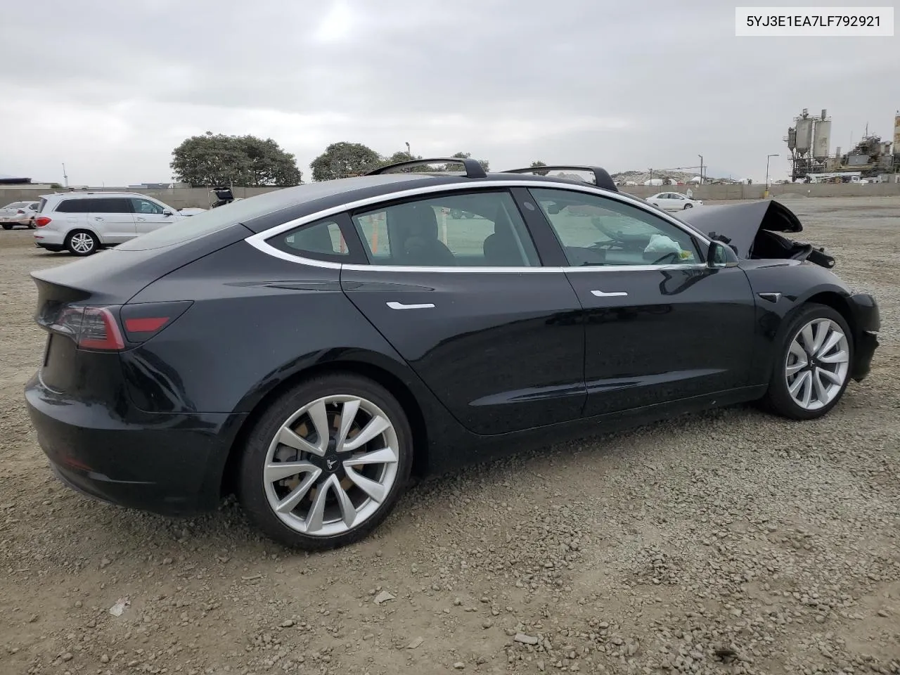 Auction sale of the 2020 Tesla Model 3 , vin: 5YJ3E1EA7LF792921, lot number: 75111674