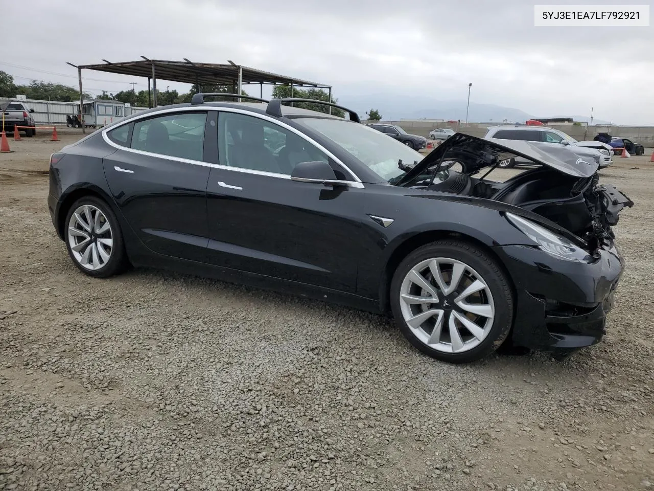 Auction sale of the 2020 Tesla Model 3 , vin: 5YJ3E1EA7LF792921, lot number: 75111674