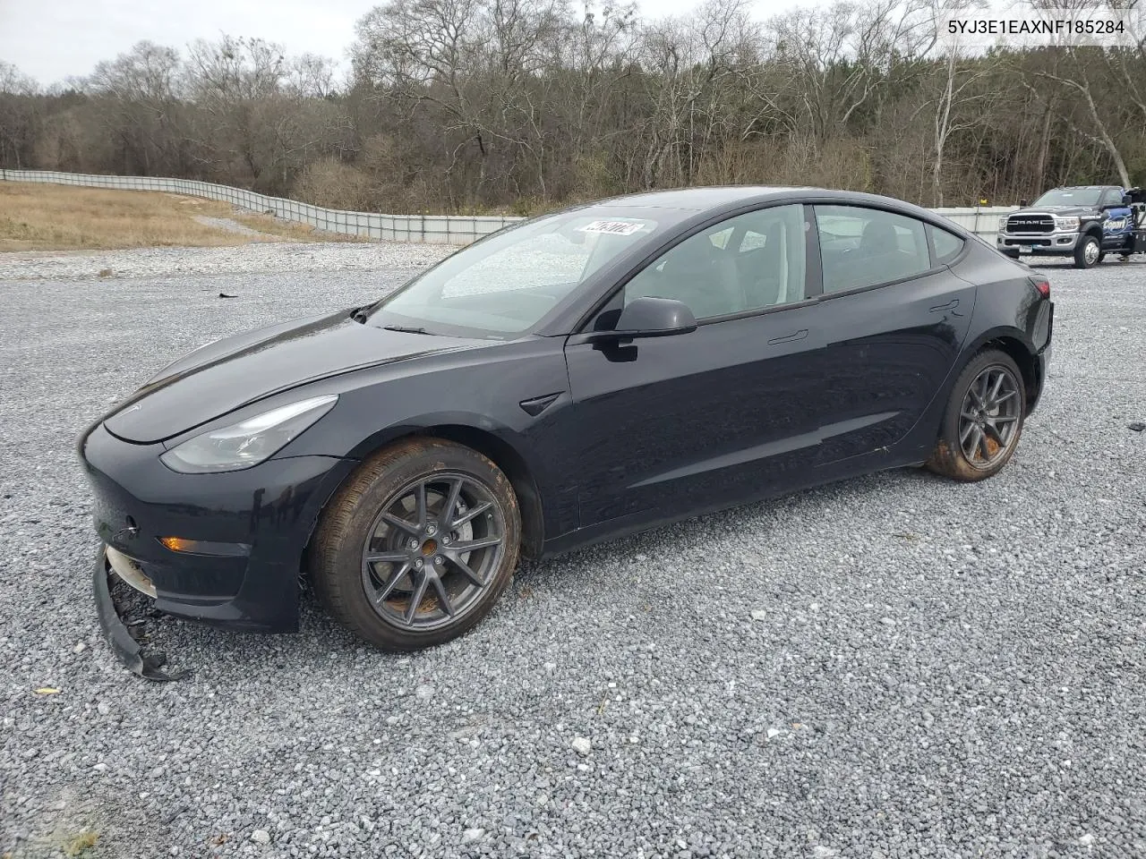 Auction sale of the 2022 Tesla Model 3 , vin: 5YJ3E1EAXNF185284, lot number: 44797774