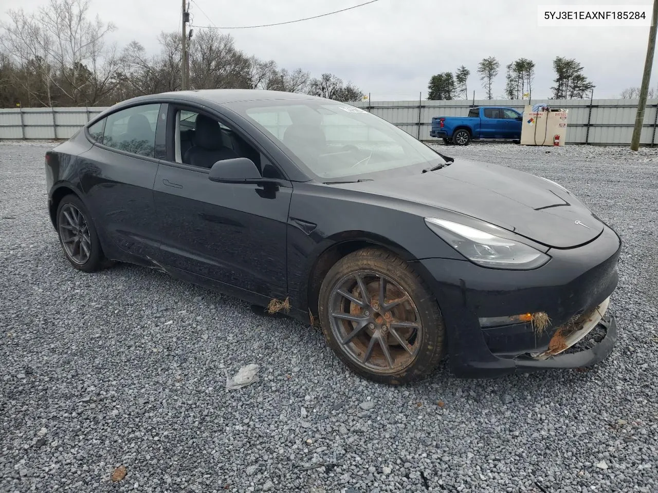 Auction sale of the 2022 Tesla Model 3 , vin: 5YJ3E1EAXNF185284, lot number: 44797774