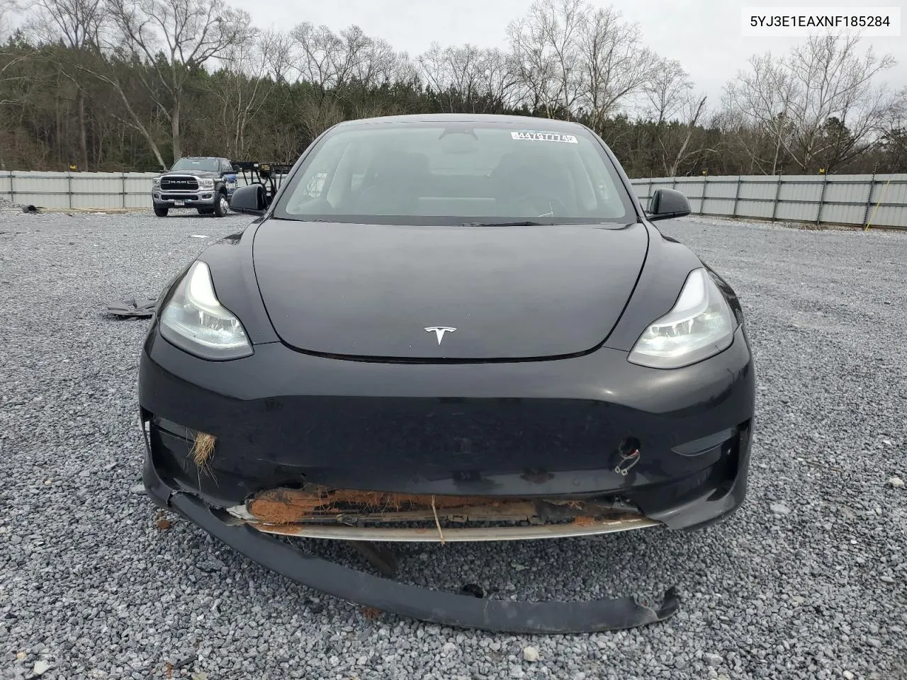 Auction sale of the 2022 Tesla Model 3 , vin: 5YJ3E1EAXNF185284, lot number: 44797774