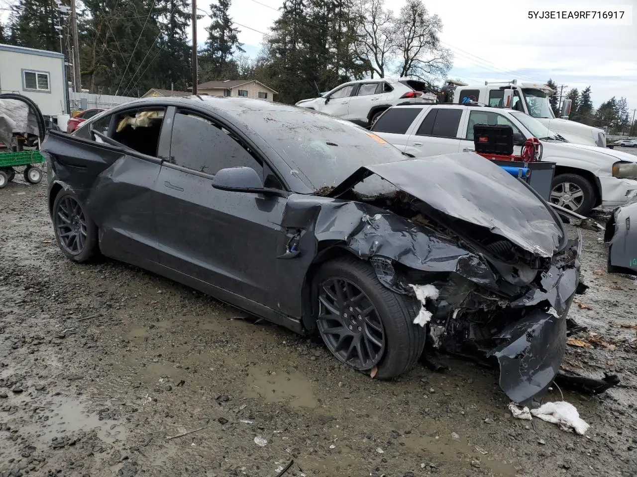 Auction sale of the 2024 Tesla Model 3 , vin: 5YJ3E1EA9RF716917, lot number: 49883955