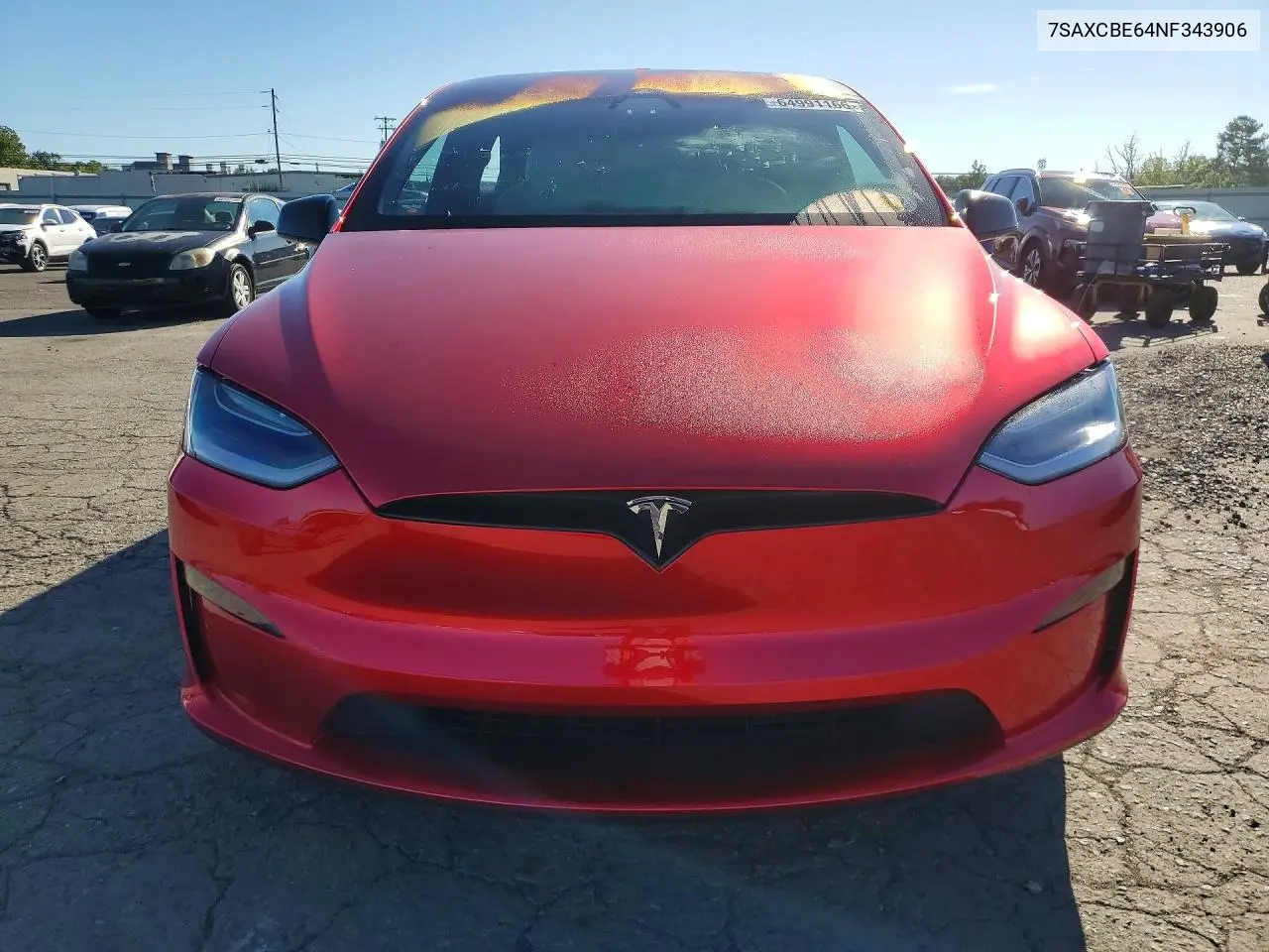 Auction sale of the 2022 Tesla Model X , vin: 7SAXCBE64NF343906, lot number: 64991166